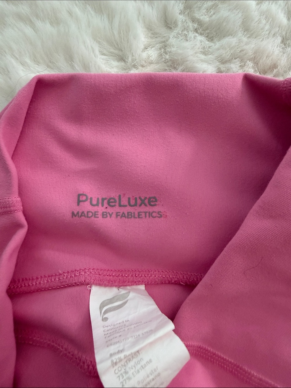 Fabletics Pink PureLuxe Performance Leggings - Picture 2 of 6